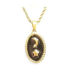 Beautiful moon and star necklace